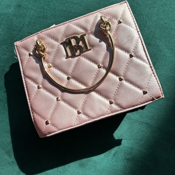 Pink Quilted mini Handbag by Badgley Mischka - Picture 7 of 14